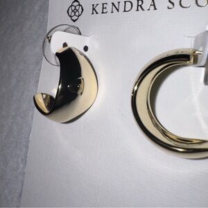 Kendra Scott Gold Crescent Earrings